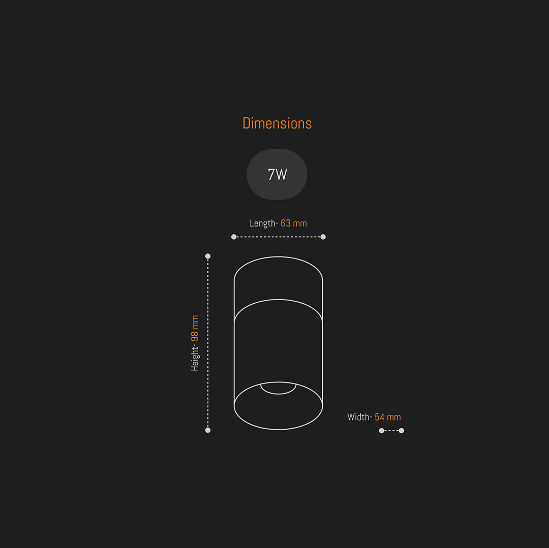 Rotatable Round Spot Light